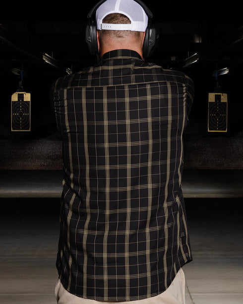 RANGE BAMBOO SHORT SLEEVE BUTTON UP - MENS